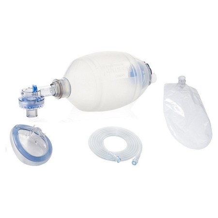 Pallone rianimatore in silicone con mascherine n. 5 - adulti