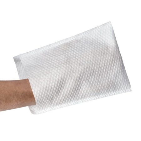 Manopola non saponata in spunlace per la pulizia del paziente - 50 pz.