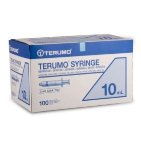 Terumo 10 ml-es tűmentes fecskendők - koncentrikus luer zárral - ss*10le1 - steril - 100 darabos kiszerelés.