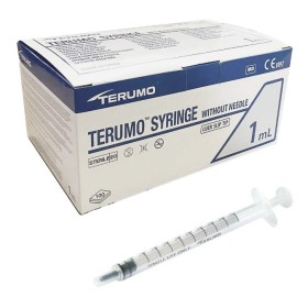Terumo 1 ml nålsprutor - 25 g x 5/8 - 100 sprutor