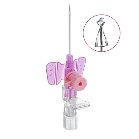 Aghi cannula 2 vie b.braun vasofix safety 14gx50mm arancione,in fep - 50 pz.