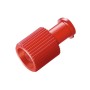 Tappo di chiusura luer lock b. braun combi - rosso - 100 pz.