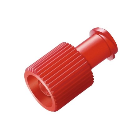 Tappo di chiusura luer lock b. braun combi - rosso - 100 pz.