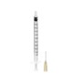 Siringa b.braun omnifix-f 1 ml luer centrale - ago 25gx16mm - 100 pz.