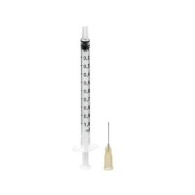B.braun omnifix-f striekačka 1 ml centrálny luer - ihla 25gx16mm - 100 ks.