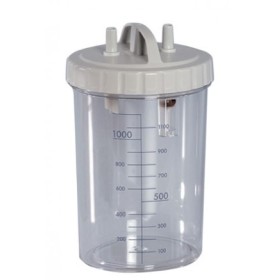 Frasco de 1 litro com tampa - autoclavável a 134°c