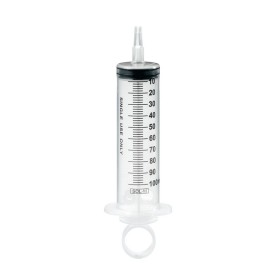 Siringa b.braun omnifix schizzettone 100ml con adattatore luer - 30 pz.