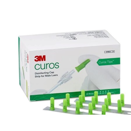 Curos stopper tappini disinfettanti per luer maschio, cm5-200r - 200 pz.