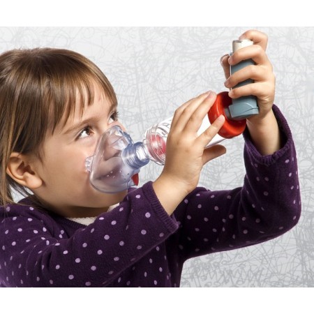 Distanziatore fisiochamber vision plus - maschera panda 3-6 anni