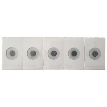 Elettrodi monouso per ecg f9047/4f 28x44 mm adattatore banana 4mm (a baionetta) - foam - adulti - 50 pz.