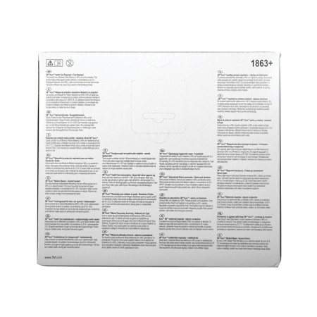 3m aura 1863+ mascherina respiratoria ffp3 iir - conf. 20 pz.