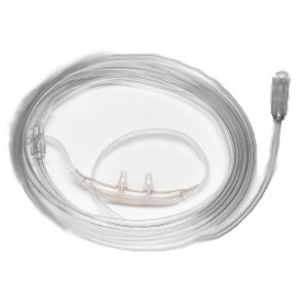 Cánula nasal de o2 estándar para adultos, longitud 2,1 mt, diámetro del tubo 5 mm