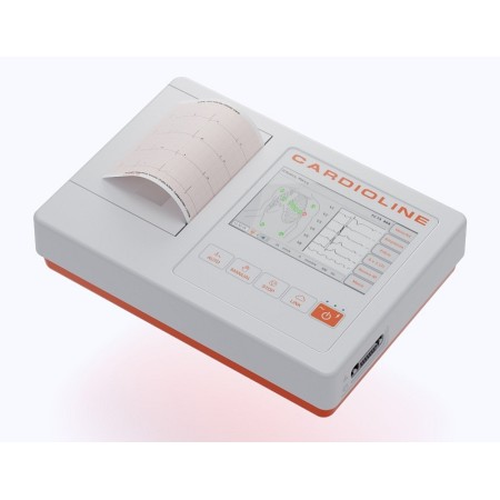 Elettrocardiografo touchscreen cardioline ecg100l + software pc easyapp + interpretazione glasgow