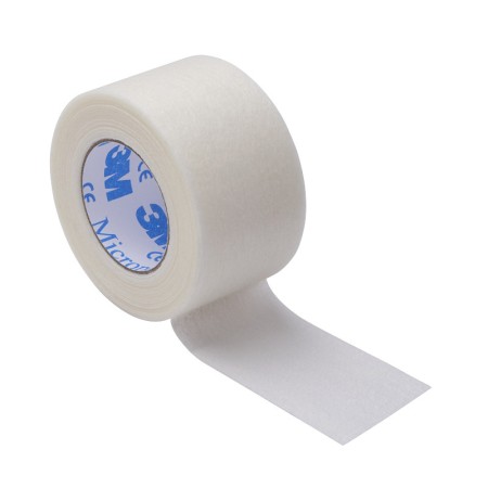 3m micropore 1530-1 cerotto di carta in rocchetto 2,5 cm x 9,14 m - 12 pz.
