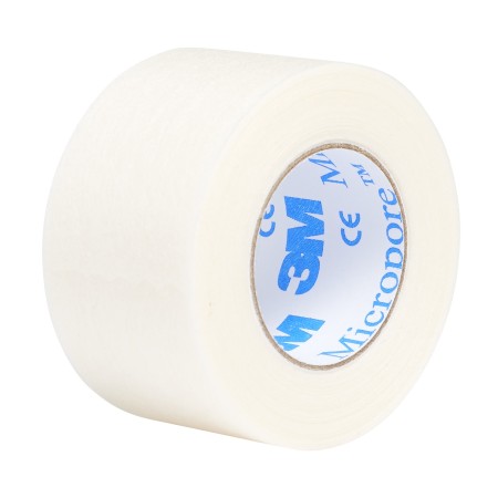 3m micropore 1530-1 cerotto di carta in rocchetto 2,5 cm x 9,14 m - 12 pz.