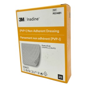 Inadine (pvp-i) medicazione non aderente p01481, 5 cm x 5 cm - 25 pz.