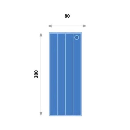 Posizionatore a depressione bi-vacuum - materassino a depressione standard, sezionato cm 80x200