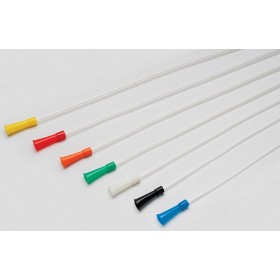 Sonda gastro-duodenale in pvc morbido ch20, lunga 1000 mm nero, 300 pz.