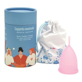 Menstruatiecup maat l, paarse kleur