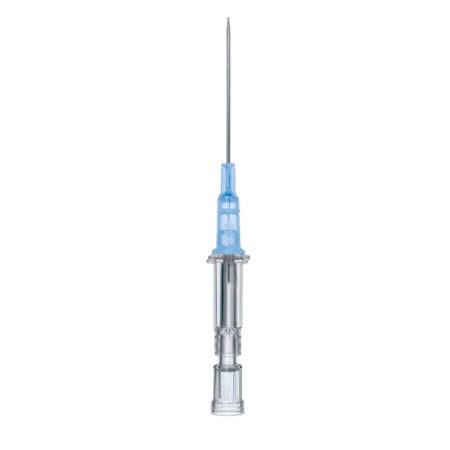 Aghi cannula 1 via b.braun introcan 22gx25mm blu, senza alette, in fep - 50 pz.