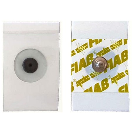 Elettrodi pregellati in foam per ecg 28x44 mm f9046 - ag/agcl - confez. da 100 elettrodi