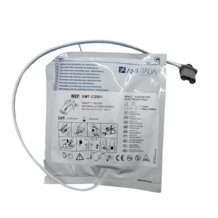 Coppia di piastre per defibrillatori smarty saver