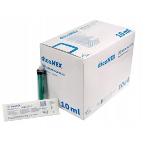 Strzykawka diconex bez igły 10 ml luer-lock - 100 szt.