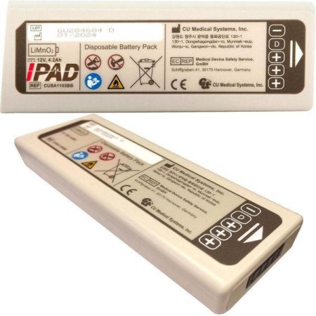 Batteria monouso al litio limno2 per cu-spr 35400-2 -pad cu-sp2