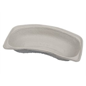 Tacka papierowa z celulozy makulaturowej w ksztaŁcie nerki 700 ml - jednorazowa