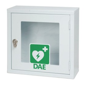 Armadietto bianco per defibrillatore elite