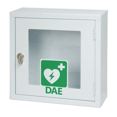 Armadietto bianco per defibrillatore elite