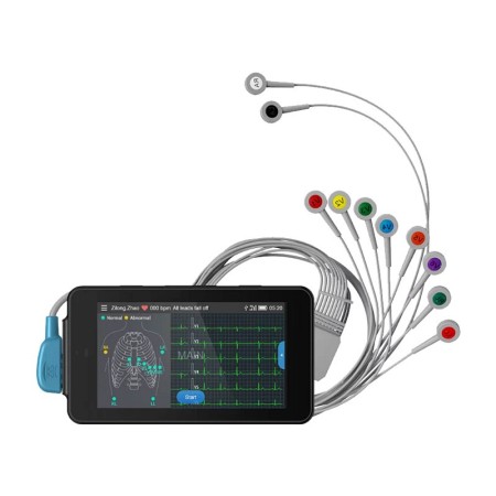 Elettrocardiografo palmare tascabile pcecg-500 con interpretazione glasgow