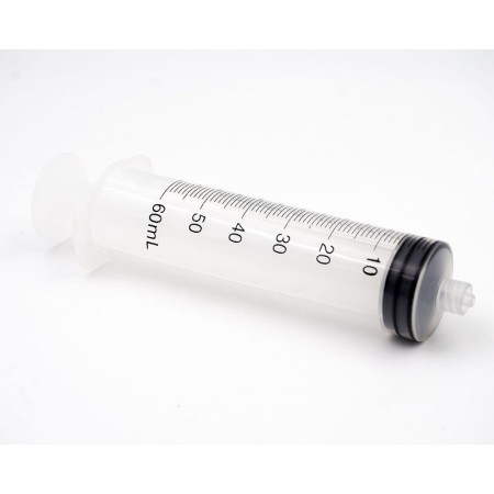 Siringa senza ago 60 ml inj/light con cono luer lock - 25 pz.