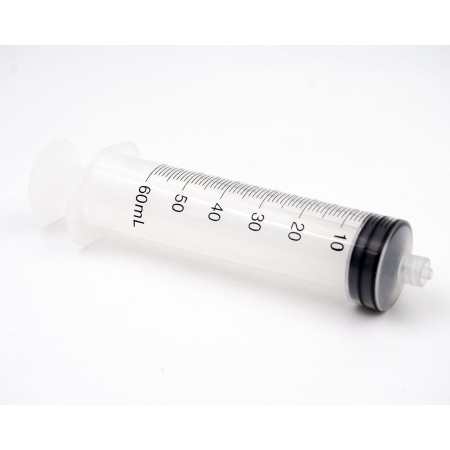 Siringa senza ago 60 ml inj/light con cono luer lock - 25 pz.