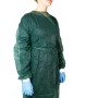 Camice monouso non sterile in tnt verde - 10 pz.