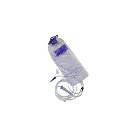 Deflussore con sacca integrata da 1.000 ml, per kangaroo epump/joey - 30 pz.