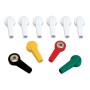 Kit di 10 adattatori ecg, da femmina 4 mm a clip