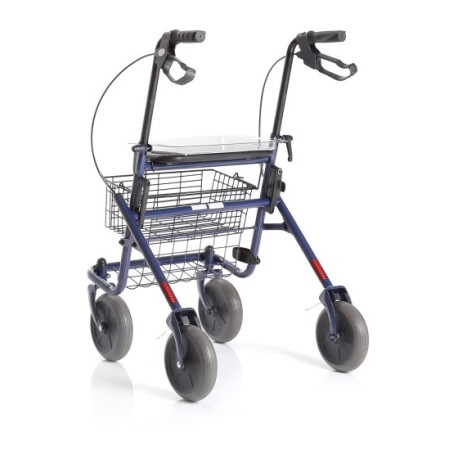 Rollator pieghevole in acciao verniciato - 4 ruote - dyone