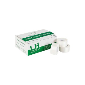 Hedvábná náplast 2,5 cm x 9,14 m - 12 ks.