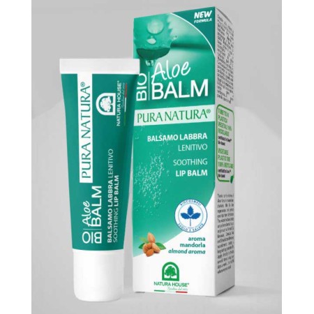 Bio lip balm aloe - balsamo labbra lenitivo all'aloe - 10 ml