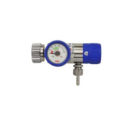 Riduttore di pressione con selettore a scatti della portata mediselect ii 6 litri 1/4''g