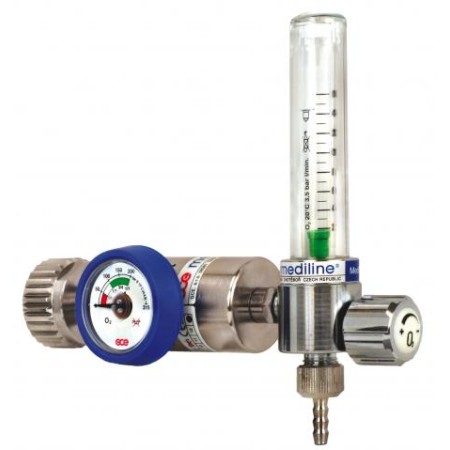 Riduttore di pressione con portata regolabile medireg ii o2 flm15 g 1/4'' m