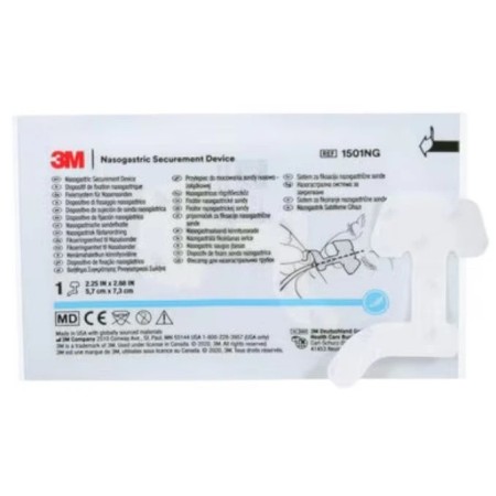 Sistema di fissaggio per sondino nasogastrico 3m 1501ng misura m - 50 pz.