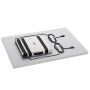Tappetino soft 4 25x25cm 2 canali per magnetoterapia magnum globus 