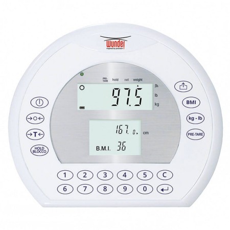 Bilancia pesapersone professionale elettronica portatile con bmi rb-l