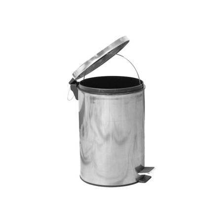 Cestino rifiuti inox aisi 410 30 litri con pedale - 1 pz.