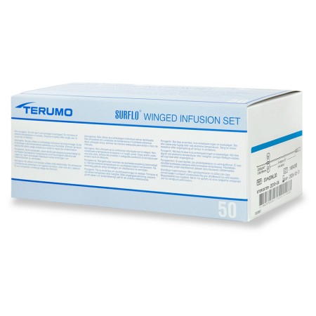 Aghi a farfalla terumo surflo 23g - 0,6x19 mm - sv*23nl30 - blu - sterili - conf. 50 pz.