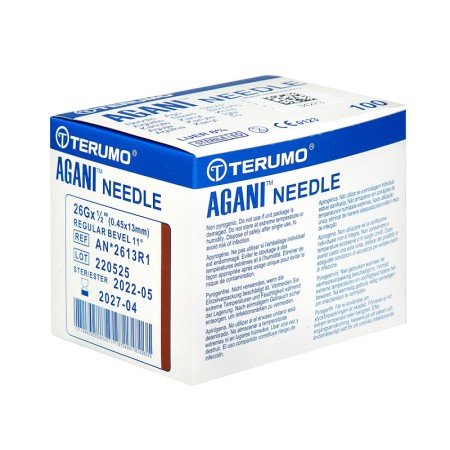 Aghi ipodermici terumo agani 26gx1 1/2