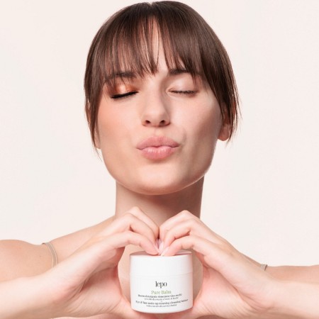 Pure balm, burro detergente struccante viso e occhi con olio di avocado e burro di karité