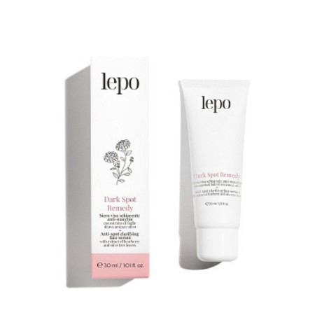 Dark spot remedy, siero viso schiarente anti-macchie con estratto di foglie di uva ursina e olivo